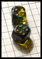 Dice : Dice - 6D - Chessex Yellow Green Prototypes - KF Aug 2012